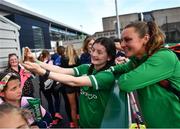 23 June 2022; Deirdre Duke of Ireland poses for a photo after the SoftCo Series match between Ireland and Japan at National Hockey Stadium in UCD, Dublin. Photo by David Fitzgerald/Sportsfile