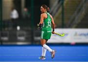 23 June 2022; Elena Tice of Ireland during the SoftCo Series match between Ireland and Japan at National Hockey Stadium in UCD, Dublin. Photo by David Fitzgerald/Sportsfile