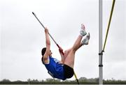 24 June 2022; Sorcha Kilgannon of PS na Trionoide Youghal competing in the Pole Vault during the Irish Life Health Tailteann School’s Inter-Provincial Games at Tullamore Harriers Stadium in Tullamore. Photo by David Fitzgerald/Sportsfile