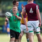 24 June 2022; Head coach of Ireland Richie Murphy during the warm up before the Six Nations U20 summer series match between Ireland and France at Payanini Centre in Verona, Italy. Photo by Roberto Bregani/Sportsfile