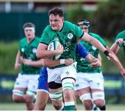 24 June 2022; Lorcan McLoughlin of Ireland in action during the Six Nations U20 summer series match between Ireland and France at Payanini Centre in Verona, Italy. Photo by Roberto Bregani/Sportsfile