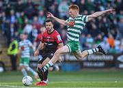 24 June 2022; Rory Gaffney of Shamrock Rovers shoots at goal during the SSE Airtricity League Premier Division match between Shamrock Rovers and Bohemians at Tallaght Stadium in Dublin. Photo by Ramsey Cardy/Sportsfile