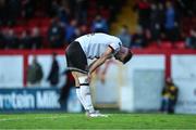 24 June 2022; John Martin of Dundalk after the SSE Airtricity League Premier Division match between Shelbourne and Dundalk at Tolka Park in Dublin. Photo by Michael P Ryan/Sportsfile