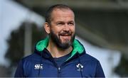 25 June 2022; Ireland head coach Andy Farrell speaking to the media after Ireland rugby squad training at North Harbour Stadium in Auckland, New Zealand. Photo by Brendan Moran/Sportsfile