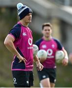25 June 2022; Jonathan Sexton, left, and Joey Carbery during Ireland rugby squad training at North Harbour Stadium in Auckland, New Zealand. Photo by Brendan Moran/Sportsfile