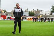 24 June 2022; Andy Boyle of Dundalk before the SSE Airtricity League Premier Division match between Shelbourne and Dundalk at Tolka Park in Dublin. Photo by Michael P Ryan/Sportsfile