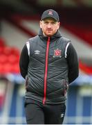 24 June 2022; Dundalk head coach Stephen O'Donnell before the SSE Airtricity League Premier Division match between Shelbourne and Dundalk at Tolka Park in Dublin. Photo by Michael P Ryan/Sportsfile