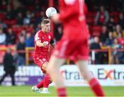 24 June 2022; Luke Byrne of Shelbourne during the SSE Airtricity League Premier Division match between Shelbourne and Dundalk at Tolka Park in Dublin. Photo by Michael P Ryan/Sportsfile