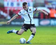 24 June 2022; Lewis Macari of Dundalk during the SSE Airtricity League Premier Division match between Shelbourne and Dundalk at Tolka Park in Dublin. Photo by Michael P Ryan/Sportsfile