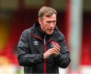 24 June 2022; Dundalk Assistant manager Patrick Cregg during the warm up before the SSE Airtricity League Premier Division match between Shelbourne and Dundalk at Tolka Park in Dublin. Photo by Michael P Ryan/Sportsfile