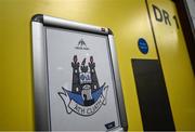 25 June 2022; The Dublin crest is seen outside their dressing room before the GAA Football All-Ireland Senior Championship Quarter-Final match between Dublin and Cork at Croke Park, Dublin. Photo by David Fitzgerald/Sportsfile