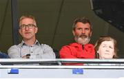 25 June 2022; Former Republic of Ireland and Manchester United footballer Roy Keane looks on during the GAA Football All-Ireland Senior Championship Quarter-Final match between Dublin and Cork at Croke Park, Dublin. Photo by David Fitzgerald/Sportsfile