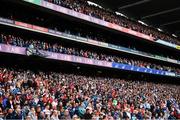 25 June 2022; A general view of the crowd during the GAA Football All-Ireland Senior Championship Quarter-Final match between Dublin and Cork at Croke Park, Dublin. Photo by David Fitzgerald/Sportsfile