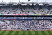 25 June 2022; A general view of the Cusack Stand after many of the spectators has left early during the GAA Football All-Ireland Senior Championship Quarter-Final match between Dublin and Cork at Croke Park, Dublin. Photo by Daire Brennan/Sportsfile