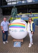 25 June 2022; yyyy at the GAA, LGFA, Camogie, GPA- Walk with us with PRIDE activity at Croke Park in Dublin. Photo by Ray McManus/Sportsfile
