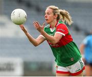 25 June 2022; Lisa Cafferky of Mayo during the TG4 All-Ireland SFC Group A Round 3 match between Dublin and Mayo at MW Hire O’Moore Park in Portlaoise, Co Laois. Photo by Michael P Ryan/Sportsfile