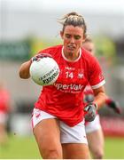 25 June 2022; Doireann O'Sullivan of Cork during the TG4 All-Ireland SFC Group D Round 3 fixture between Cork and Waterford at MW Hire O’Moore Park, Portlaoise. Co. Laois. Photo by Michael P Ryan/Sportsfile