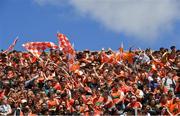 26 June 2022; Armagh supporters on Hill 16 during the GAA Football All-Ireland Senior Championship Quarter-Final match between Armagh and Galway at Croke Park, Dublin. Photo by Ray McManus/Sportsfile