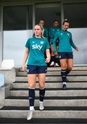 26 June 2022; Jessie Stapleton during Republic of Ireland women training session at David Abashidze Stadium in Tbilisi, Georgia. Photo by Stephen McCarthy/Sportsfile