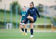 26 June 2022; Chloe Mustaki during Republic of Ireland women training session at David Abashidze Stadium in Tbilisi, Georgia. Photo by Stephen McCarthy/Sportsfile