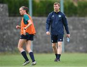 26 June 2022; Assistant manager Tom Elms during Republic of Ireland women training session at David Abashidze Stadium in Tbilisi, Georgia. Photo by Stephen McCarthy/Sportsfile