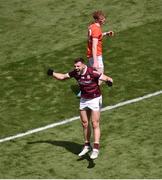 26 June 2022; Damien Comer of Galway celebrates after scoring a late point during the GAA Football All-Ireland Senior Championship Quarter-Final match between Armagh and Galway at Croke Park, Dublin. Photo by Daire Brennan/Sportsfile