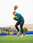 26 June 2022; Goalkeeper Courtney Brosnan during Republic of Ireland women training session at David Abashidze Stadium in Tbilisi, Georgia. Photo by Stephen McCarthy/Sportsfile