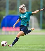 26 June 2022; Lily Agg during Republic of Ireland women training session at David Abashidze Stadium in Tbilisi, Georgia. Photo by Stephen McCarthy/Sportsfile