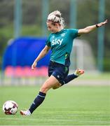 26 June 2022; Lily Agg during Republic of Ireland women training session at David Abashidze Stadium in Tbilisi, Georgia. Photo by Stephen McCarthy/Sportsfile