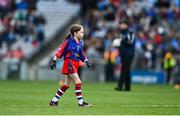 25 June 2022; Action from the Allianz Cumann na mBunscol Half Time Game between Round Tower GAA and Dunboyne GAA at the GAA Football All-Ireland Senior Championship Quarter-Final match between Dublin and Cork at Croke Park, Dublin. Photo by David Fitzgerald/Sportsfile