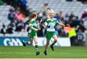 25 June 2022; Action from the Allianz Cumann na mBunscol Half Time Game between Round Tower GAA and Dunboyne GAA at the GAA Football All-Ireland Senior Championship Quarter-Final match between Dublin and Cork at Croke Park, Dublin. Photo by David Fitzgerald/Sportsfile