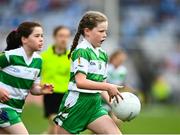 25 June 2022; Action from the Allianz Cumann na mBunscol Half Time Game between Round Tower GAA and Dunboyne GAA at the GAA Football All-Ireland Senior Championship Quarter-Final match between Dublin and Cork at Croke Park, Dublin. Photo by David Fitzgerald/Sportsfile