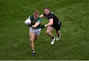 26 June 2022; Killian Spillane of Kerry in action against Eoghan McLaughlin of Mayo during the GAA Football All-Ireland Senior Championship Quarter-Final match between Kerry and Mayo at Croke Park, Dublin. Photo by Daire Brennan/Sportsfile