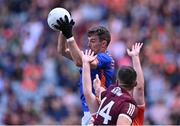 26 June 2022; Armagh goalkeeper Ethan Rafferty gathers possession during the GAA Football All-Ireland Senior Championship Quarter-Final match between Armagh and Galway at Croke Park, Dublin. Photo by Piaras Ó Mídheach/Sportsfile