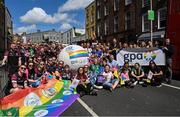 25 June 2022; Over 80 intercounty players attended a breakfast this morning to mark Pride month and join the Dublin Pride parade, in solidarity with LGBTQ+ players and wider community.
