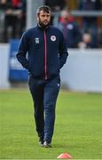 27 June 2022; St Patrick's Athletic manager Tim Clancy before the SSE Airtricity League Premier Division match between St Patrick's Athletic and Shamrock Rovers at Richmond Park in Dublin. Photo by Piaras Ó Mídheach/Sportsfile