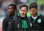 27 June 2022; Shamrock Rovers manager Stephen Bradley before the SSE Airtricity League Premier Division match between St Patrick's Athletic and Shamrock Rovers at Richmond Park in Dublin. Photo by Piaras Ó Mídheach/Sportsfile
