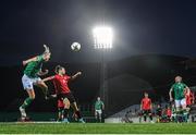 27 June 2022; Louise Quinn of Republic of Ireland scores her side's fifth goal during the FIFA Women's World Cup 2023 Qualifier match between Georgia and Republic of Ireland at Tengiz Burjanadze Stadium in Gori, Georgia. Photo by Stephen McCarthy/Sportsfile