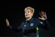 27 June 2022; Republic of Ireland manager Vera Pauw during the FIFA Women's World Cup 2023 Qualifier match between Georgia and Republic of Ireland at Tengiz Burjanadze Stadium in Gori, Georgia. Photo by Stephen McCarthy/Sportsfile