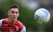 27 June 2022; Darragh Burns of St Patrick's Athletic during the SSE Airtricity League Premier Division match between St Patrick's Athletic and Shamrock Rovers at Richmond Park in Dublin. Photo by Piaras Ó Mídheach/Sportsfile