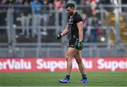 26 June 2022; Aidan O'Shea of Mayo leaves the pitch after he was shown a black card during the GAA Football All-Ireland Senior Championship Quarter-Final match between Kerry and Mayo at Croke Park, Dublin. Photo by Piaras Ó Mídheach/Sportsfile