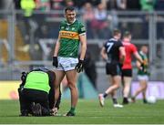 26 June 2022; David Clifford of Kerry receives medical attention for an injury during the GAA Football All-Ireland Senior Championship Quarter-Final match between Kerry and Mayo at Croke Park, Dublin. Photo by Piaras Ó Mídheach/Sportsfile