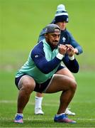 28 June 2022; Bundee Aki during Ireland rugby squad training at North Harbour Stadium in Auckland, New Zealand. Photo by Brendan Moran/Sportsfile