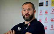 28 June 2022; Head coach Andy Farrell during a media conference after Ireland rugby squad training at North Harbour Stadium in Auckland, New Zealand. Photo by Brendan Moran/Sportsfile