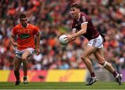 26 June 2022; Matthew Tierney of Galway in action against Greg McCabe of Armagh during the GAA Football All-Ireland Senior Championship Quarter-Final match between Armagh and Galway at Croke Park, Dublin. Photo by Piaras Ó Mídheach/Sportsfile