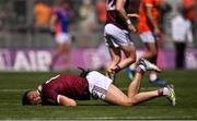26 June 2022; Paul Conroy of Galway awaits medical attention for an injury during the GAA Football All-Ireland Senior Championship Quarter-Final match between Armagh and Galway at Croke Park, Dublin. Photo by Piaras Ó Mídheach/Sportsfile