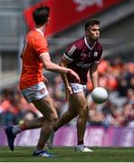 26 June 2022; Paul Conroy of Galway in action against Ben Crealey of Armagh during the GAA Football All-Ireland Senior Championship Quarter-Final match between Armagh and Galway at Croke Park, Dublin. Photo by Piaras Ó Mídheach/Sportsfile