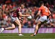 26 June 2022; Shane Walsh of Galway in action against James Morgan of Armagh during the GAA Football All-Ireland Senior Championship Quarter-Final match between Armagh and Galway at Croke Park, Dublin. Photo by Piaras Ó Mídheach/Sportsfile