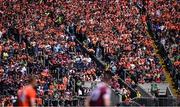 26 June 2022; Supporters on Hill 16 during the GAA Football All-Ireland Senior Championship Quarter-Final match between Armagh and Galway at Croke Park, Dublin. Photo by Piaras Ó Mídheach/Sportsfile