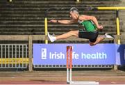 26 June 2022; Thomas Barr of Ferrybank AC, Waterford, competing in the men's 400m hurdles during day two of the Irish Life Health National Senior Track and Field Championships 2022 at Morton Stadium in Dublin. Photo by George Tewkesbury/Sportsfile